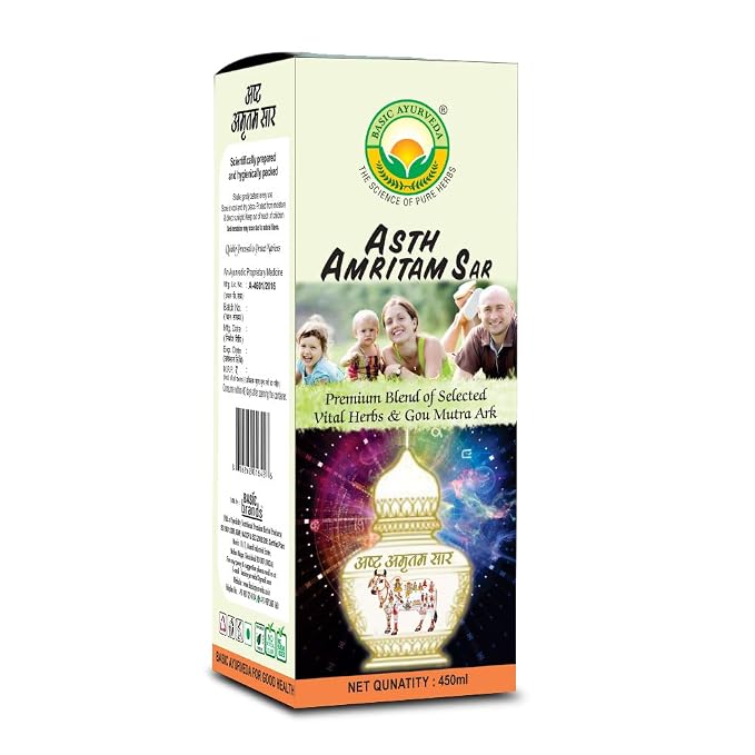 Basic Ayurveda Asth Amritam Sar Juice Organic Pure And Natural Herbal Juice