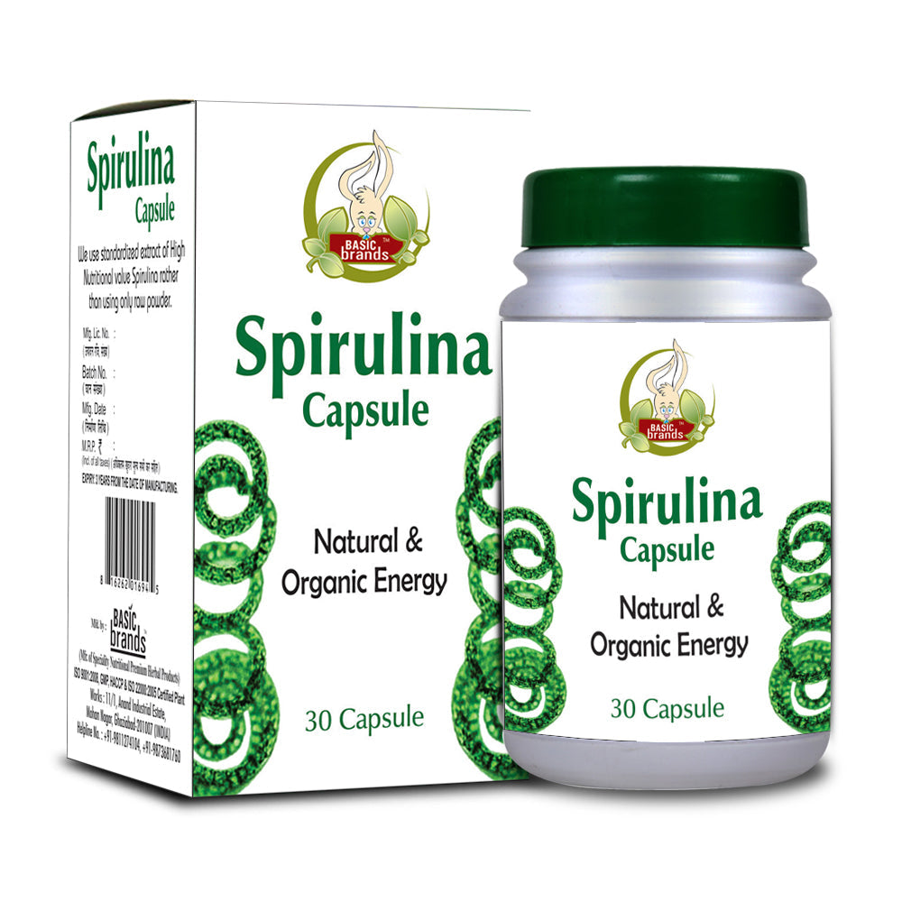 Basic Ayurveda Spirulina Capsules