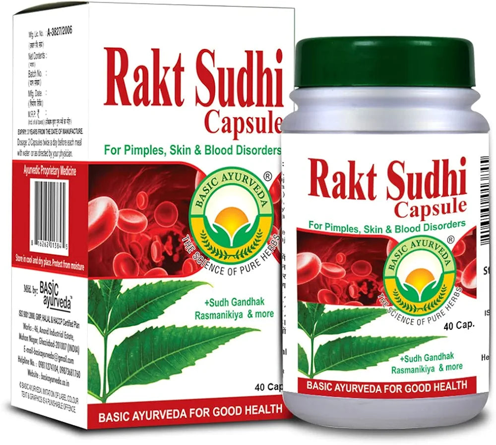 Basic Ayurveda Rakt Sudhi Capsules