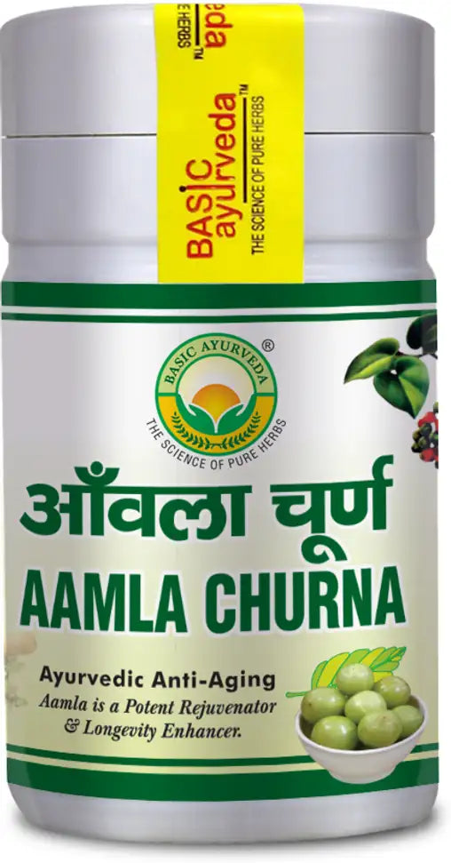 Basic Ayurveda Aamla Churna For Digestion Immunity And Overall Wellness
