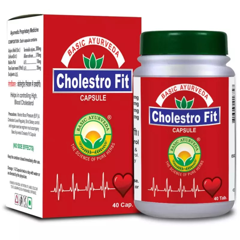 Basic Ayurveda Cholestro Fit Capsules