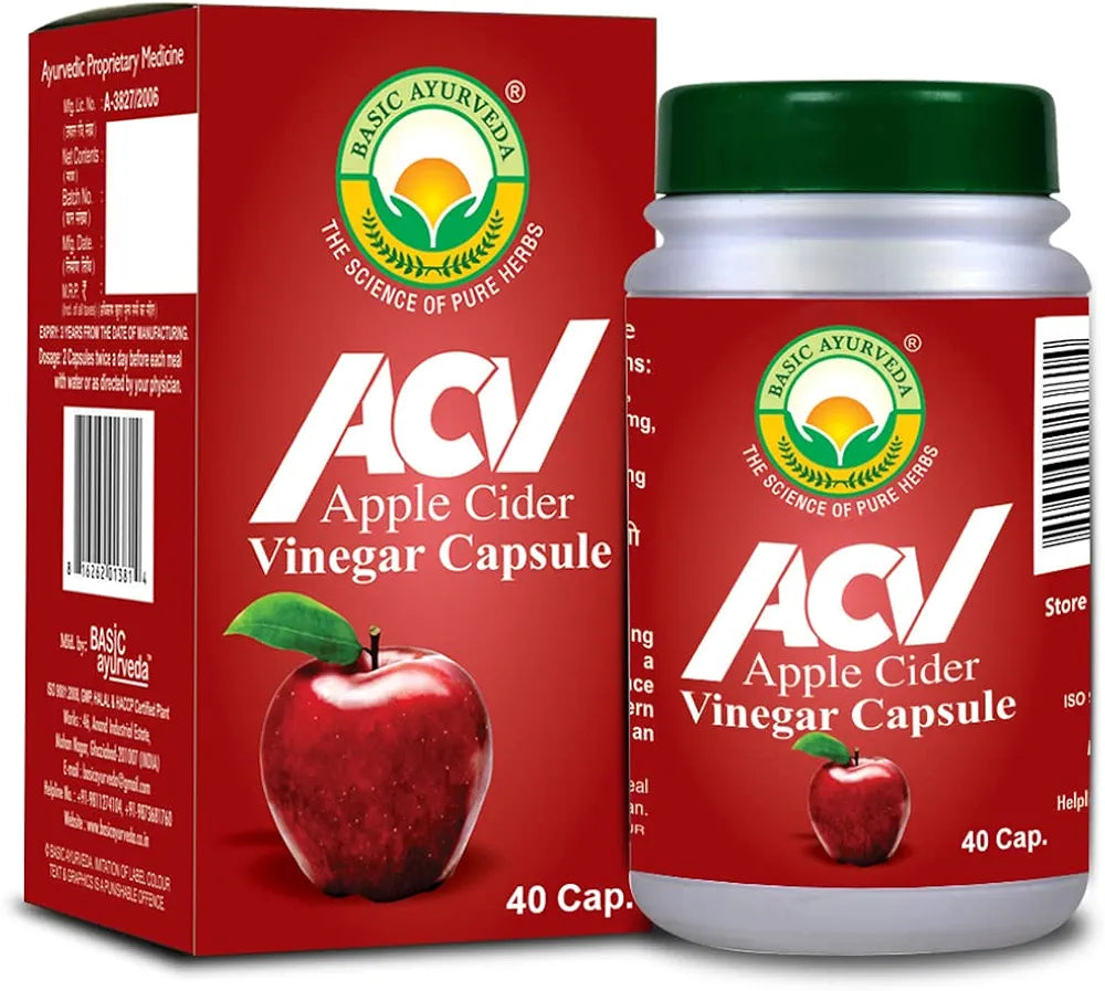 Basic Ayurveda Apple Cider Vinegar Capsules