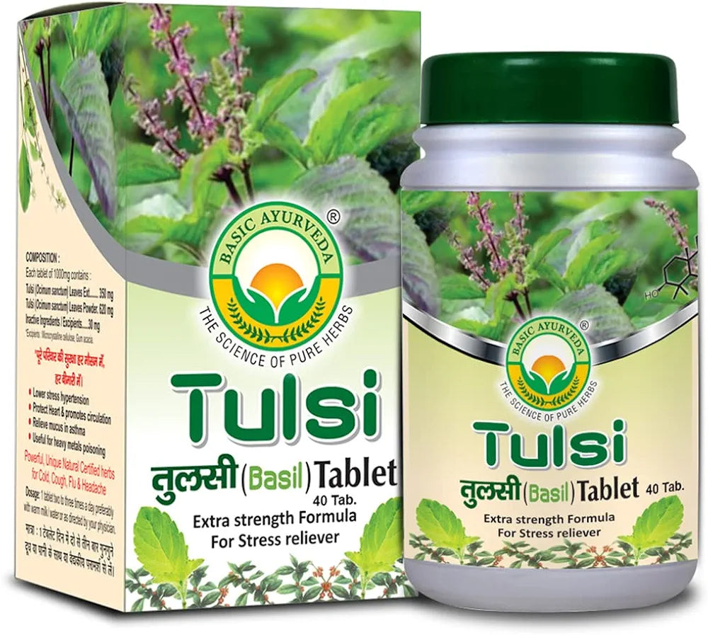 Basic Ayurveda Tulsi Basil Tablets