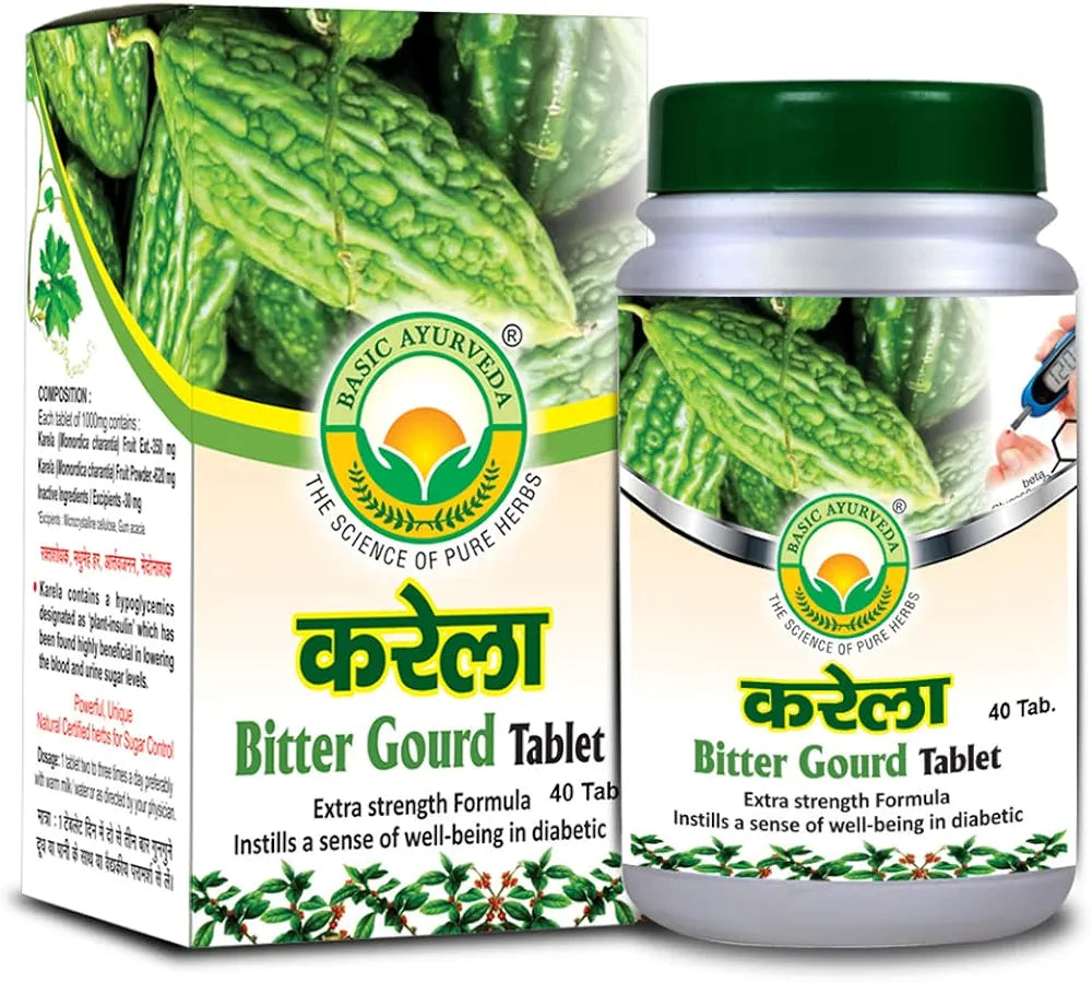 Basic Ayurveda Karela Bitter Gourd Tablets