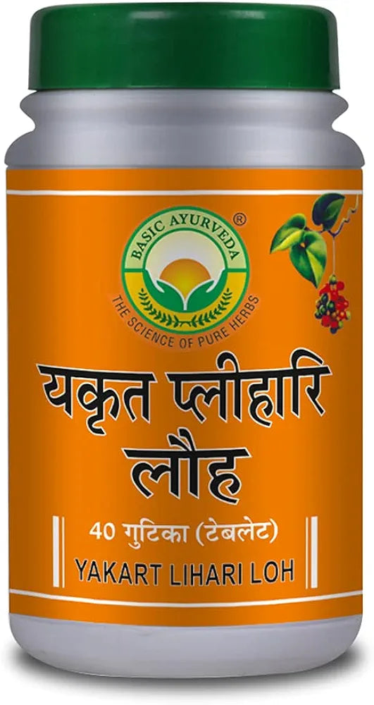 Basic Ayurveda Yakart Plihari Loh Tablets