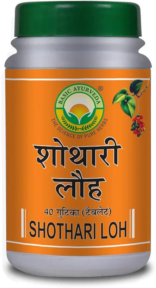 Basic Ayurveda Shothari Loh Tablets