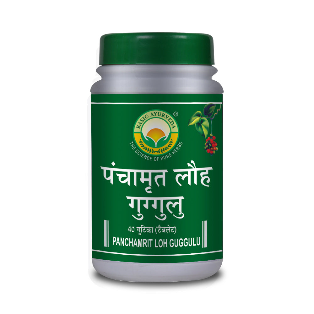 Basic Ayurveda Panchamrit Loh Guggulu Tablets