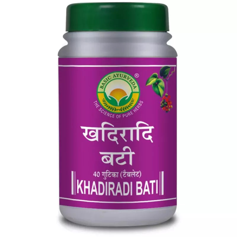 Basic Ayurveda Khadiradi Bati Tablets