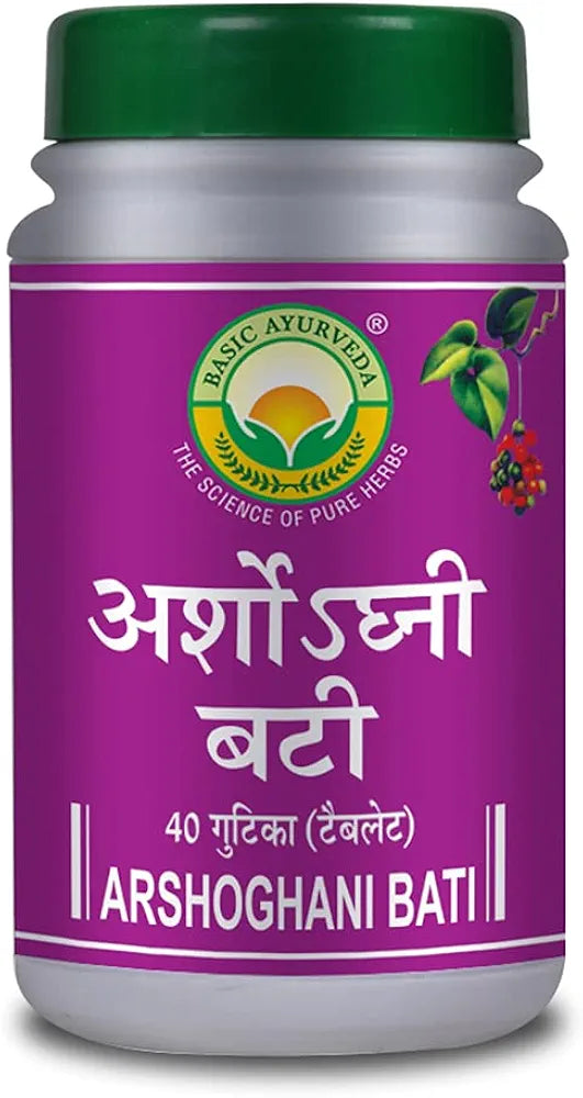 Basic Ayurveda Arshoghani Bati Tablets