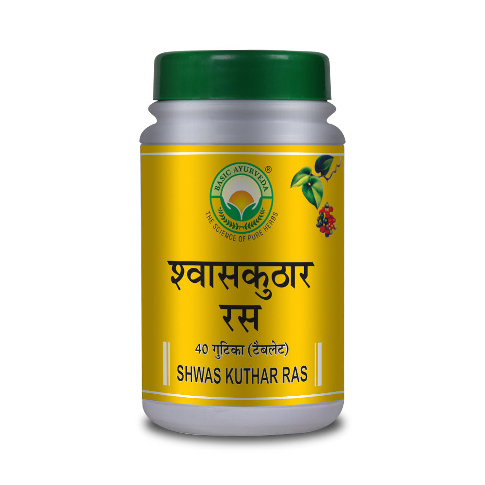 Basic Ayurveda Shwas Kuthar Ras Tablets