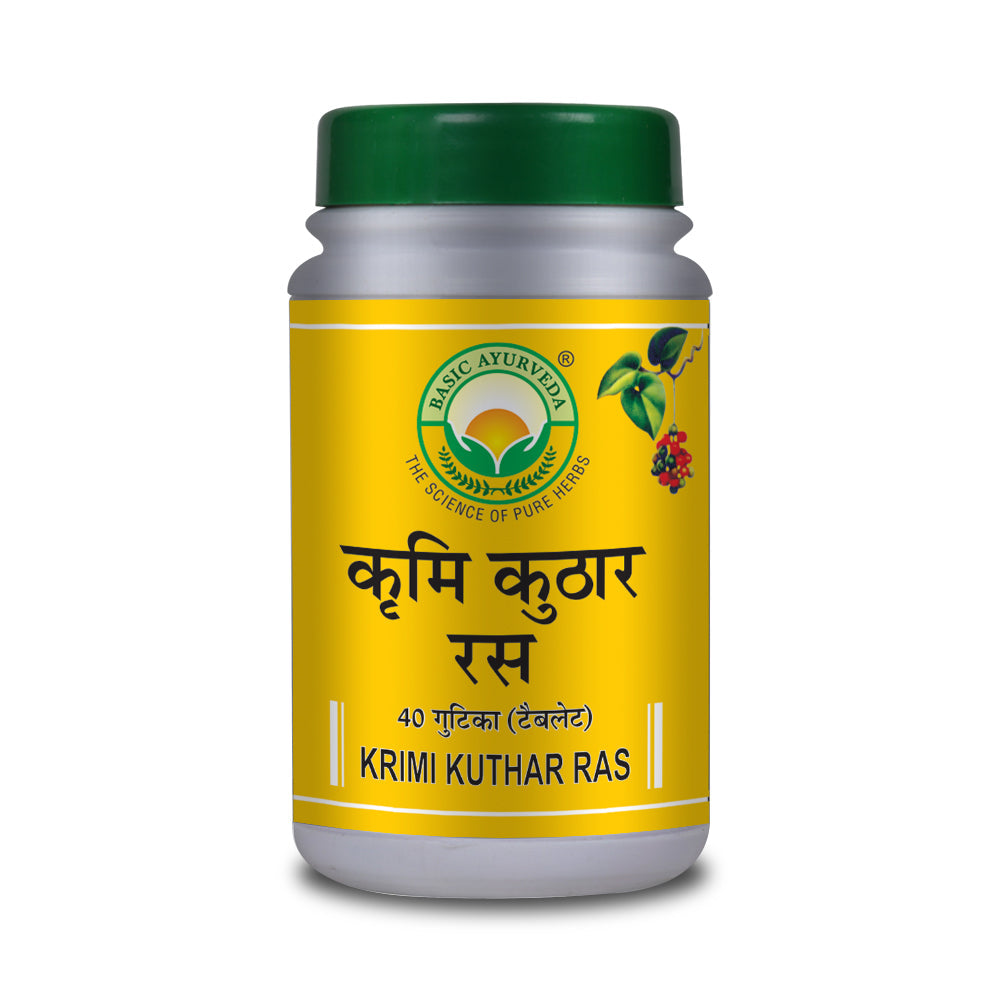 Basic Ayurveda Krimi Kuthar Ras Tablets