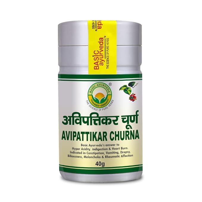 Basic Ayurveda Avipattikar Churna For Acidity Indigestion And Digestive Comfort