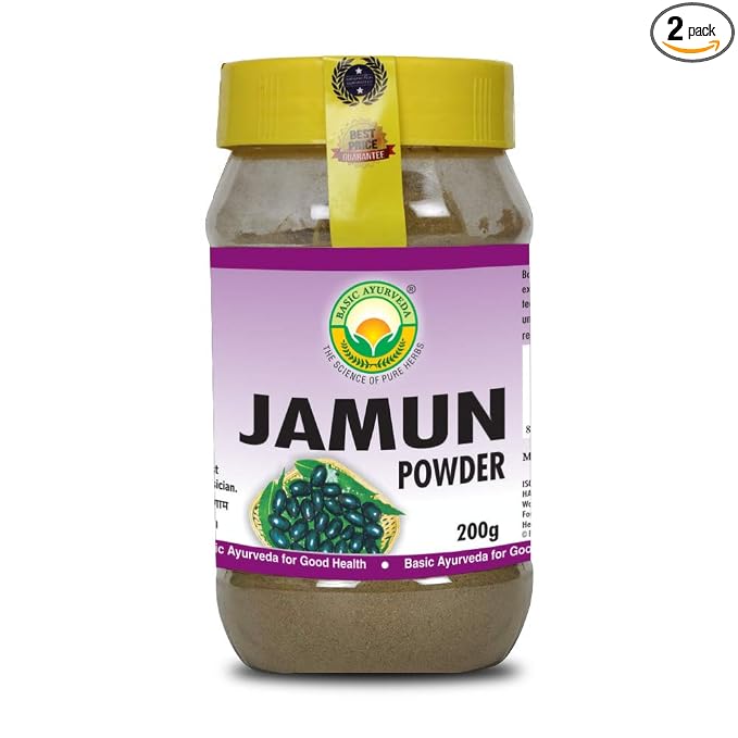 Basic Ayurveda Jamun Powder For Blood Sugar Management And Digestive Health