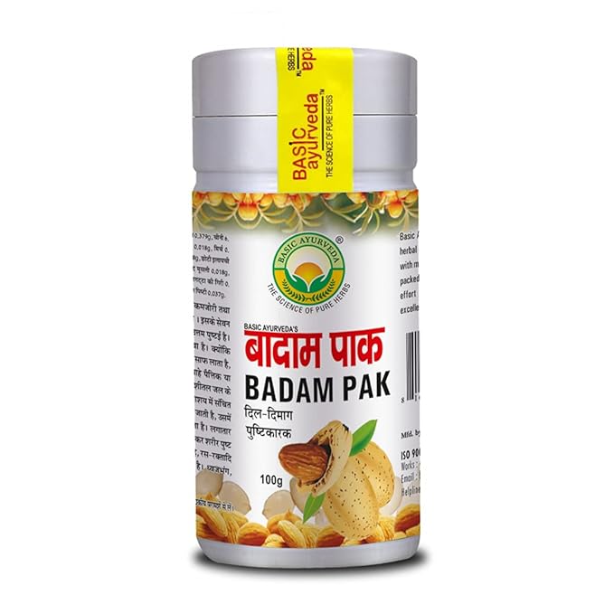 Basic Ayurveda Badam Pak For Brain Health Strength And Daily Nutrition
