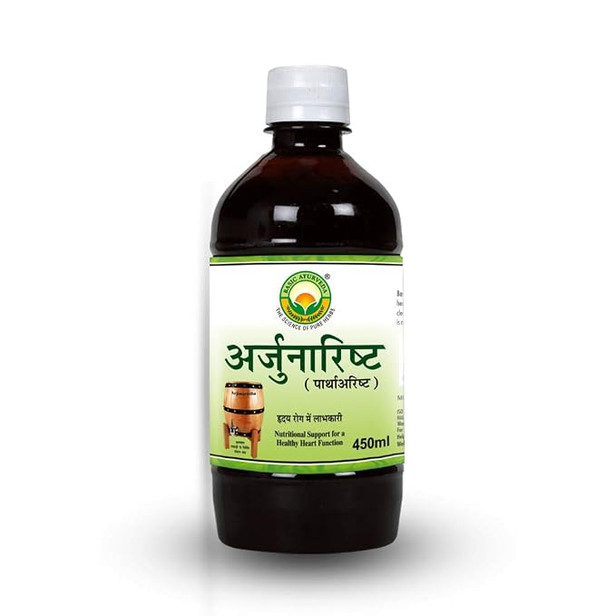 Basic Ayurveda Arjunarishta Ayurvedic Heart Health Syrup