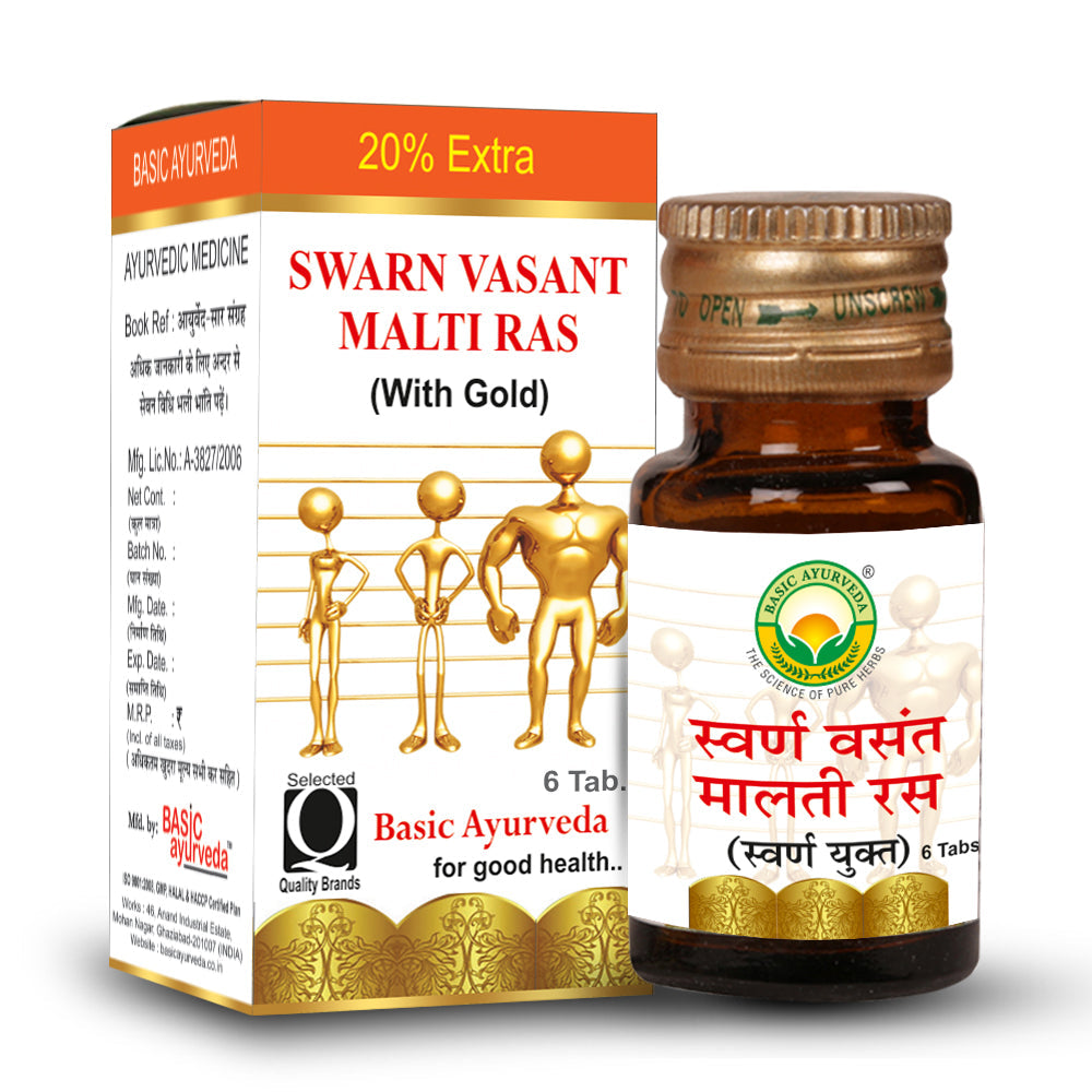 Basic Ayurveda Swarn Vasant Malti Ras