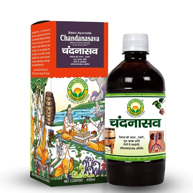 Basic Ayurveda Chandanasava Ayurvedic Urinary Health Tonic