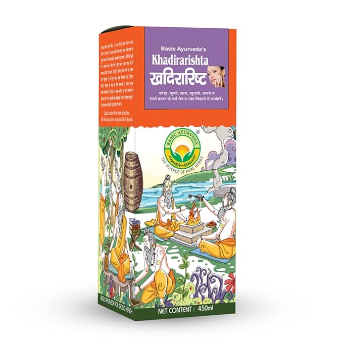 Basic Ayurveda Khadirarishta Ayurvedic Skin Care And Blood Purifier