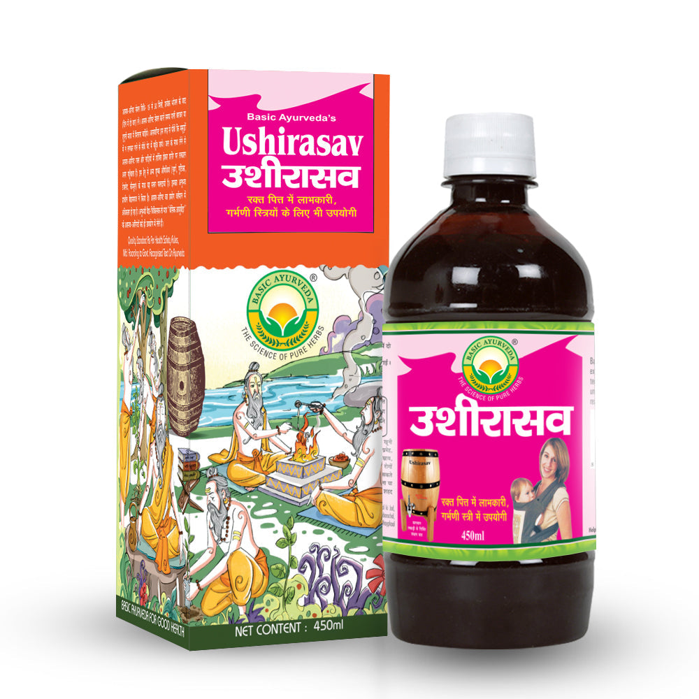 Basic Ayurveda Ushirasav Ayurvedic Cooling And Urinary Health Syrup