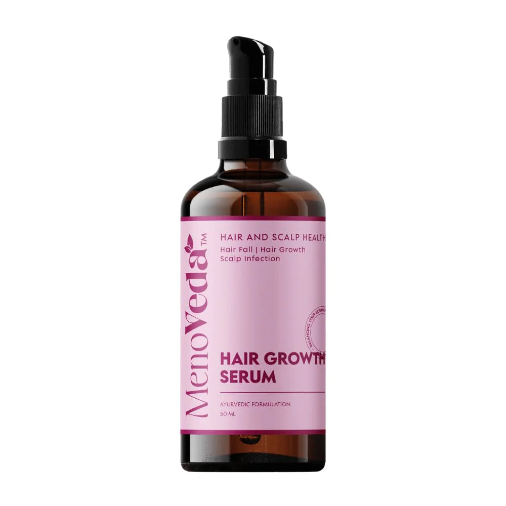 Menoveda Ayurvedic Hair Growth Serum For Women & Men