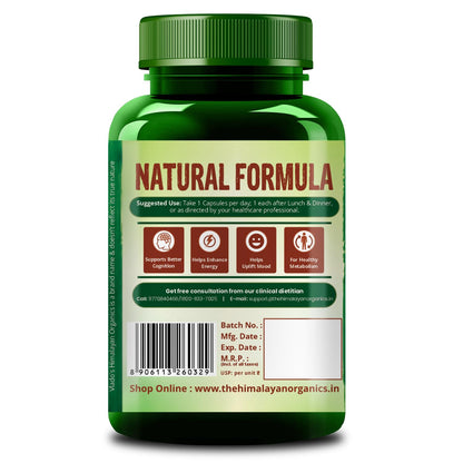 Himalayan Organics Korean Red Ginseng 800mg | Energy & Immunity