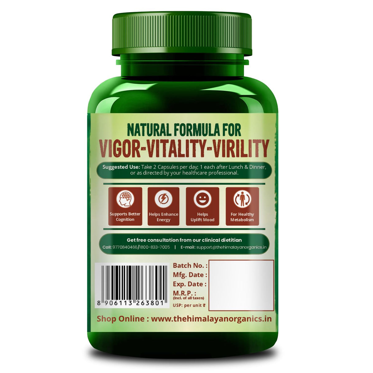 Himalayan Organics Korean Ginseng Capsules