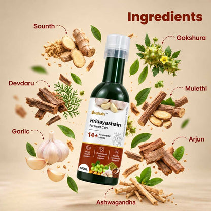 Hridayashain For Heart Care Juice