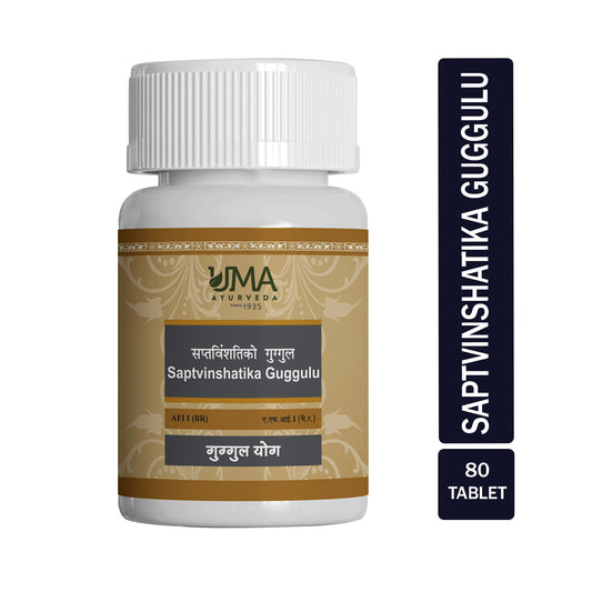 Uma Ayurveda Saptvinshatika Guggulu Tablets