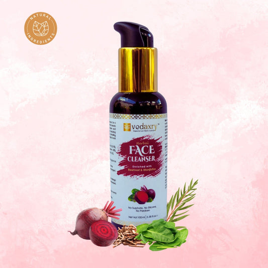Vedaxry Herbal Face Cleanser Beetroot & Manjistha Face Wash