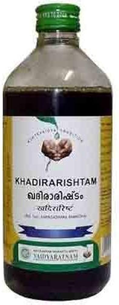 Vaidyaratnam Khadirarishtam Syrup