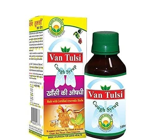 Basic Ayurveda Van Tulsi Cough Syrup