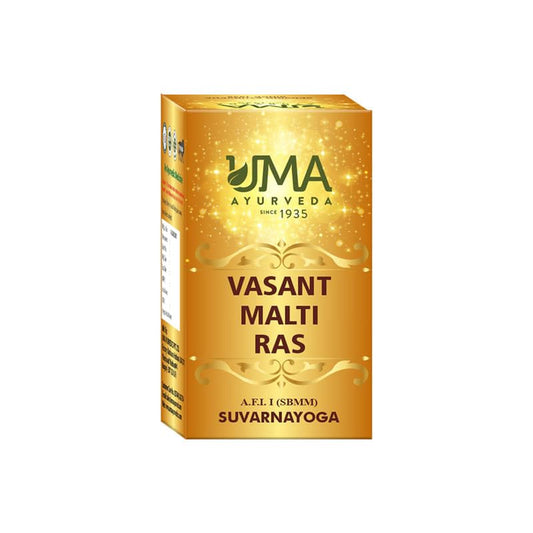 Uma Ayurveda Vasant Malti Ras Gold Tablet
