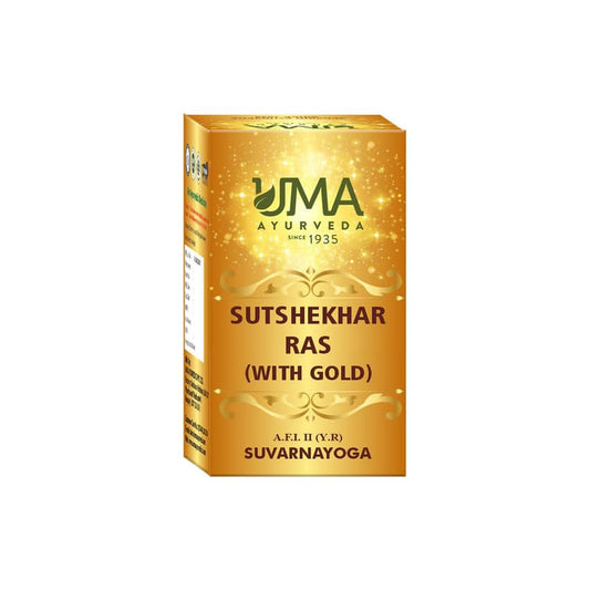 Uma Ayurveda Sutshekhar Ras With Gold Tablets