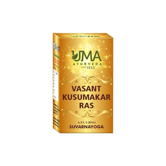 Uma Ayurveda Vasant Kusumakar Ras With Gold Tablet