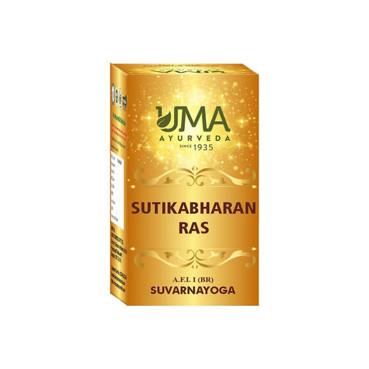 Uma Ayurveda Sutikabharan Ras With Gold Tablet