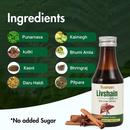 Sushain Livshain DS Syrup for Liver Detox