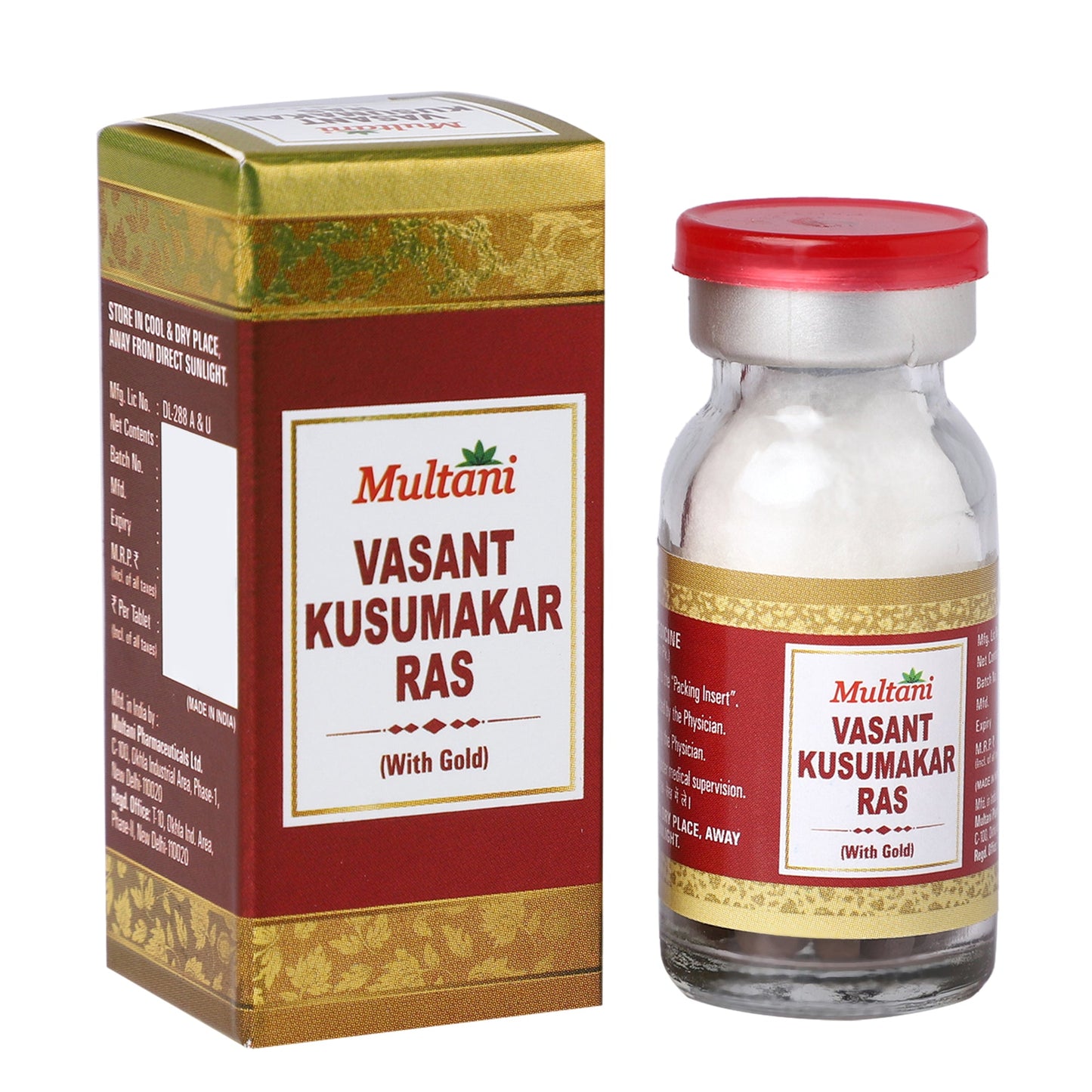 Multani Vasant Kusumakar Ras Tablet