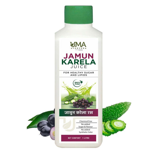 Uma Ayurveda Jamun Karela Juice For Healthy Sugar And Lipids