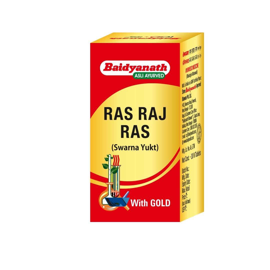 Baidyanath Kolkata Ras Raj Ras Swarna Yukt Tablet