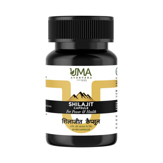 Uma Ayurveda Shilajit Capsule For Power & Capsules