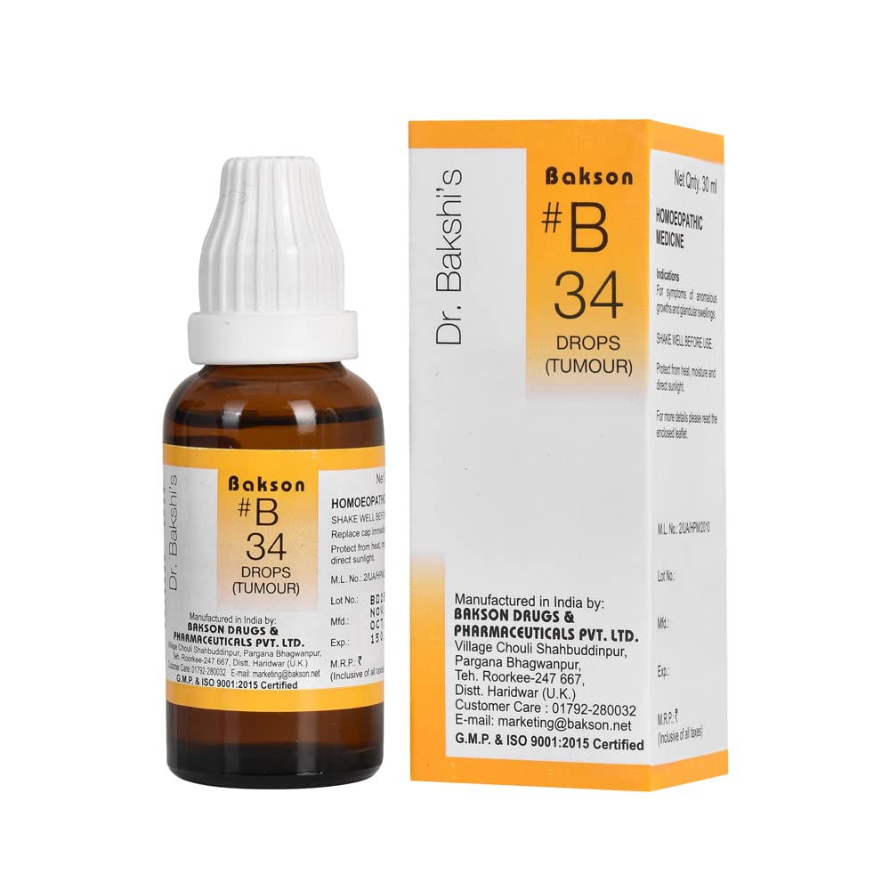 Dr Bakshis B 34 Tumor Drops