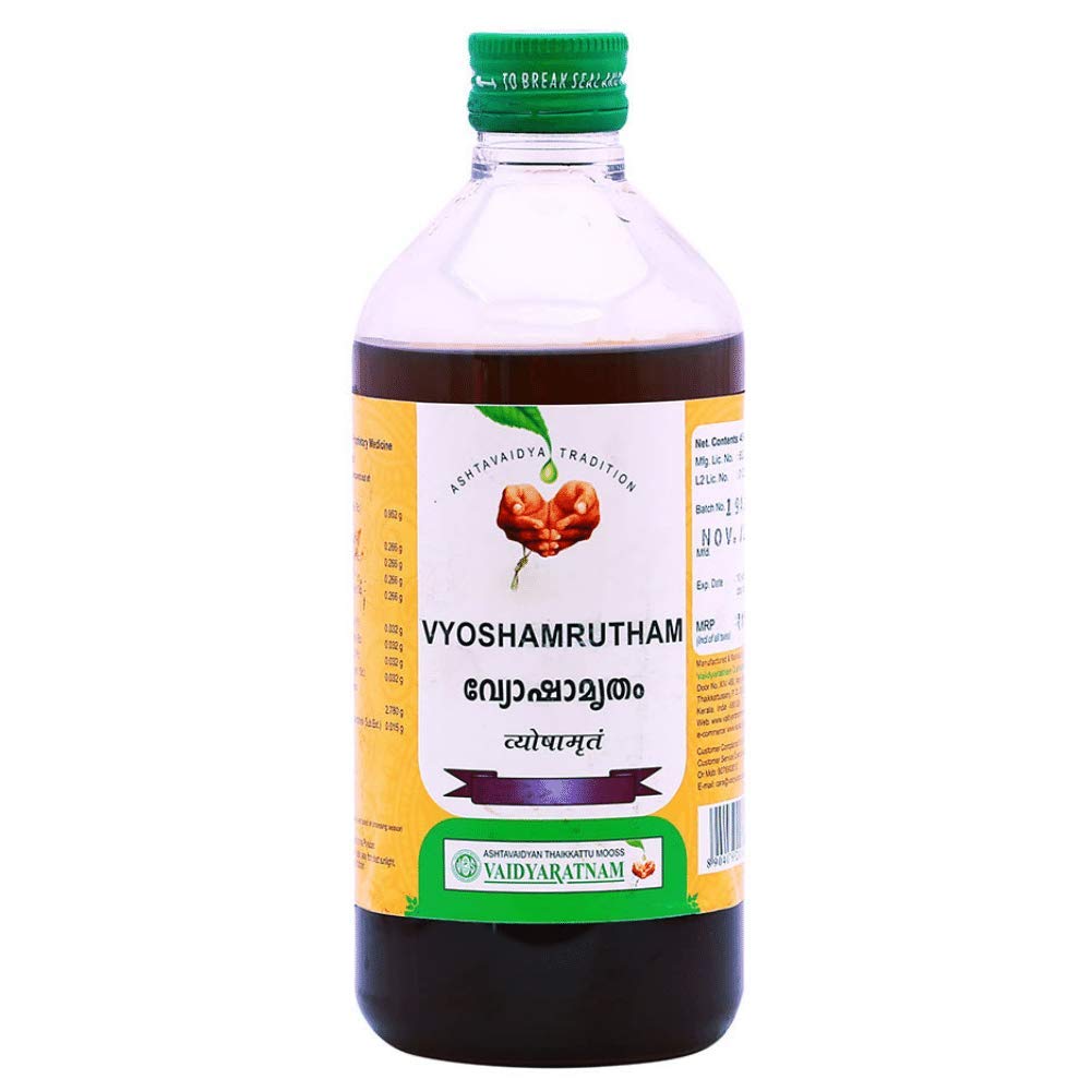 Vaidyaratnam Vyoshamrutham Syrup