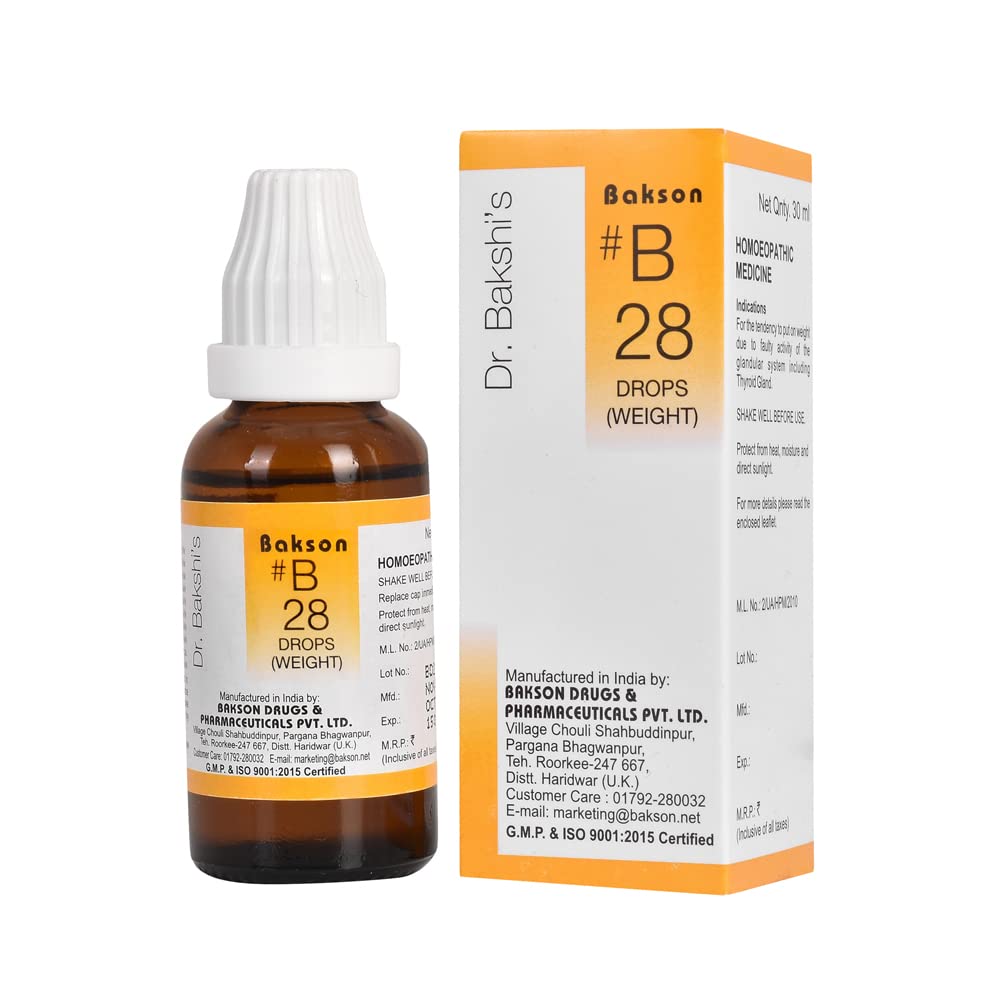 Dr Bakshi B 28 Weight Drops