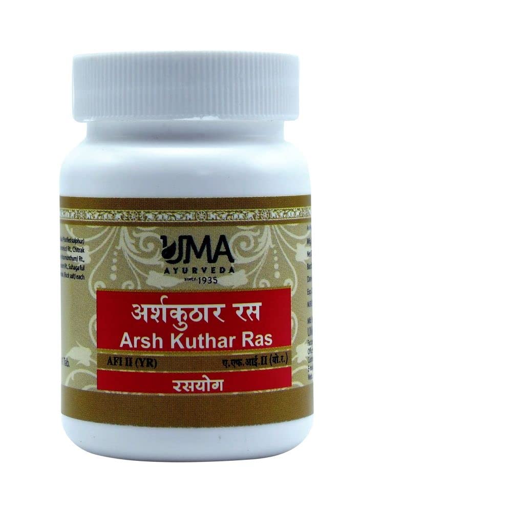 Uma Ayurveda Arsh Kuthar Ras Tablets
