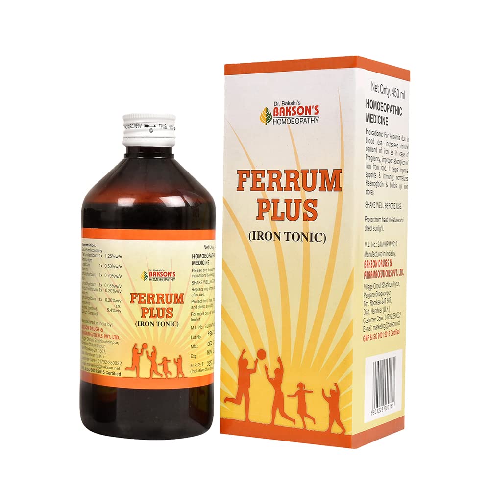 Dr Baksons Ferrum Plus Syrup