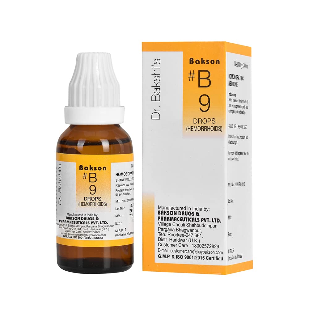 Dr Bakshi B9 Hemorrhoids Drops