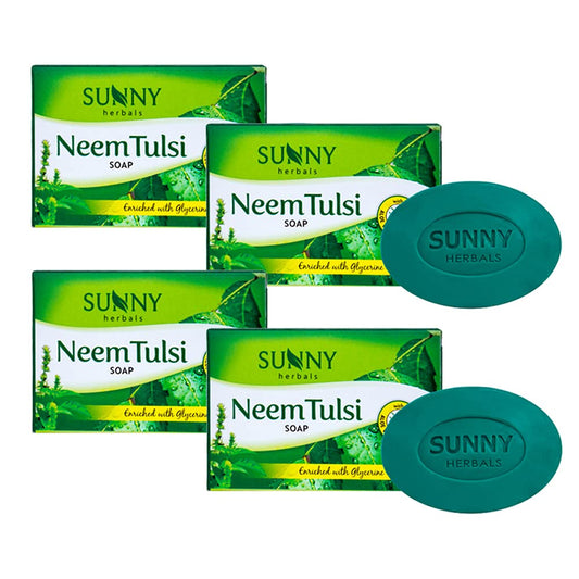 Sunny Herbals Neem Tulsi Soap Pack Of 4