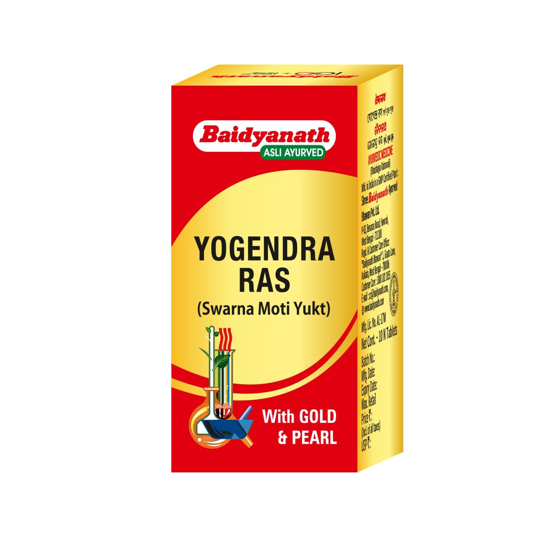Baidyanath Kolkata Yogendra Ras Tablets