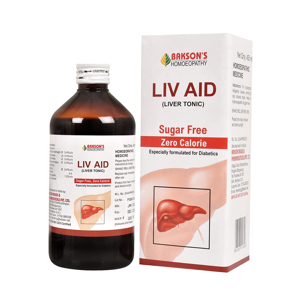 Dr Baksons Liv Aid Liver Tonic Syrup