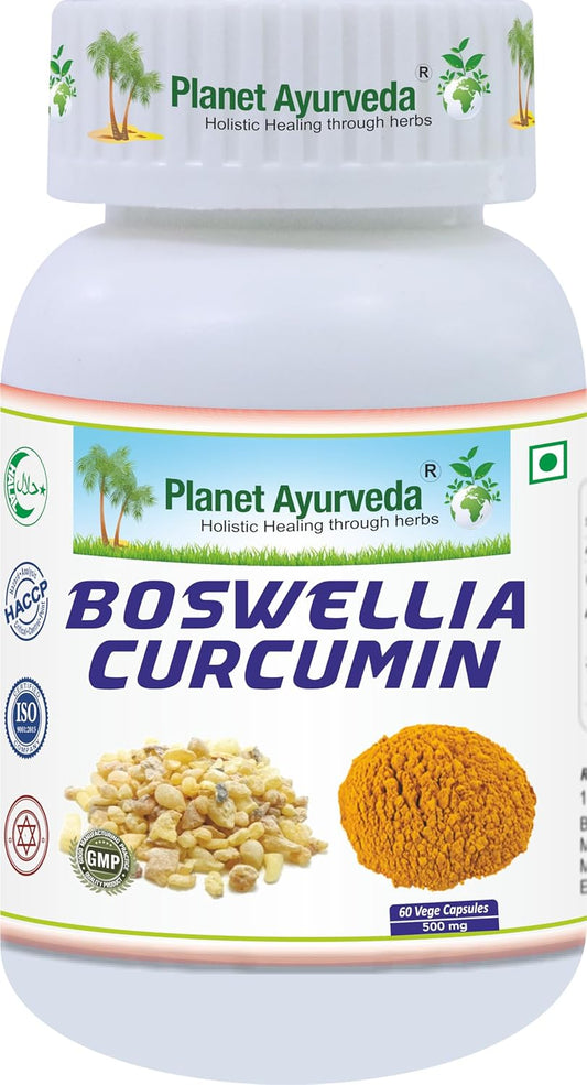 Planet Ayurveda Boswellia Curcumin Capsules